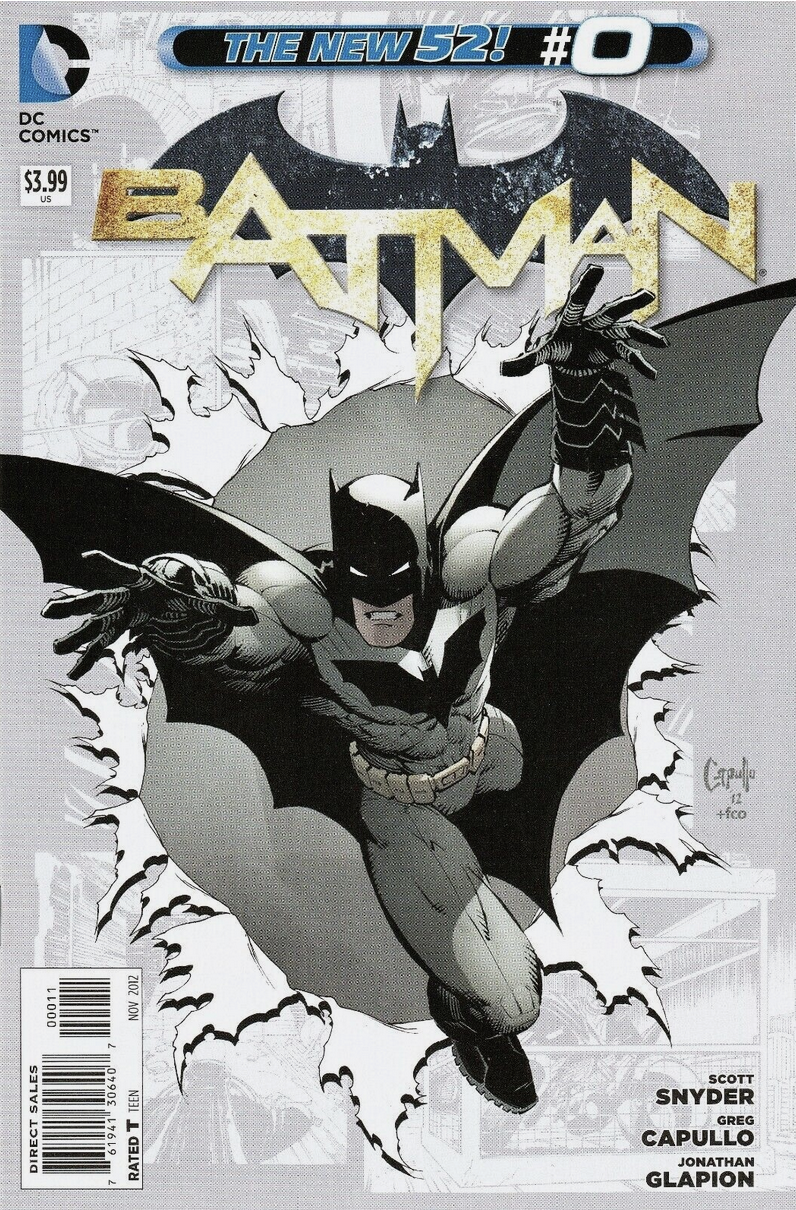 BATMAN #0 NEW 52 2012 Batman DC COMICS