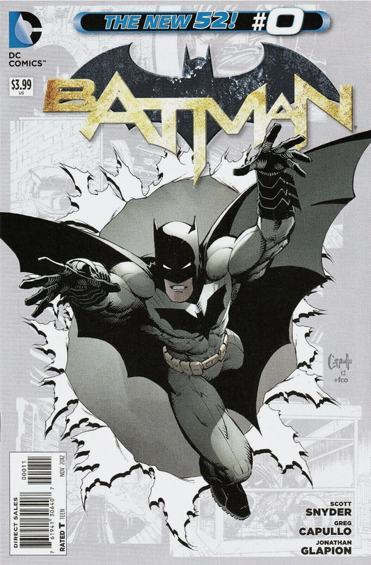 BATMAN #0 NEW 52 2012 Batman DC COMICS