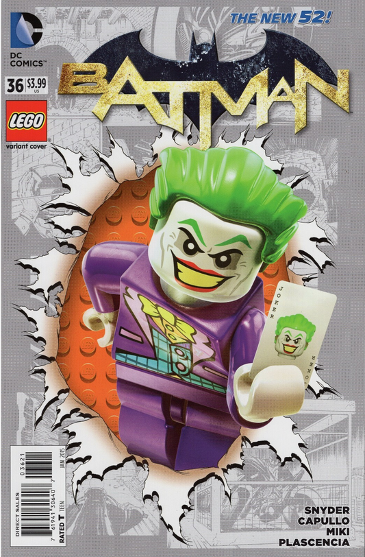 BATMAN #36 LOGO VARIANT NEW 52 2014 Batman DC COMICS