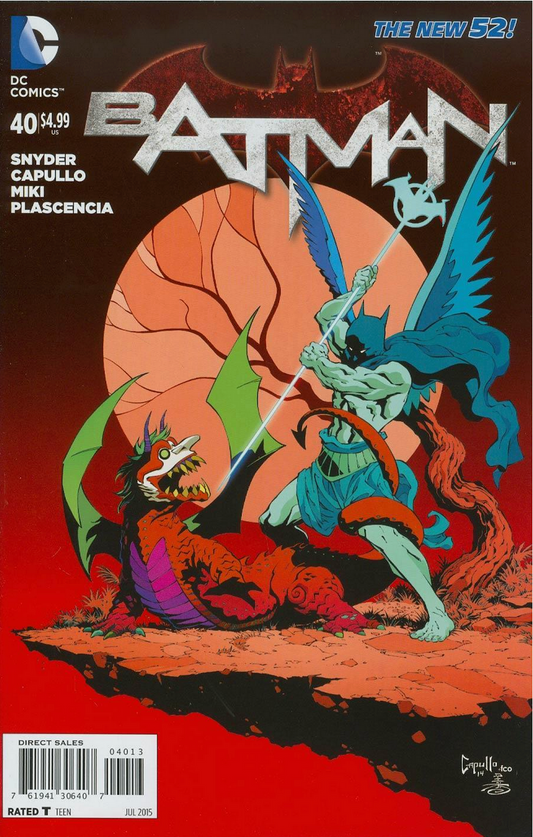 BATMAN #40 3RD PRINT VARIANT NEW 52 2015 Batman DC COMICS