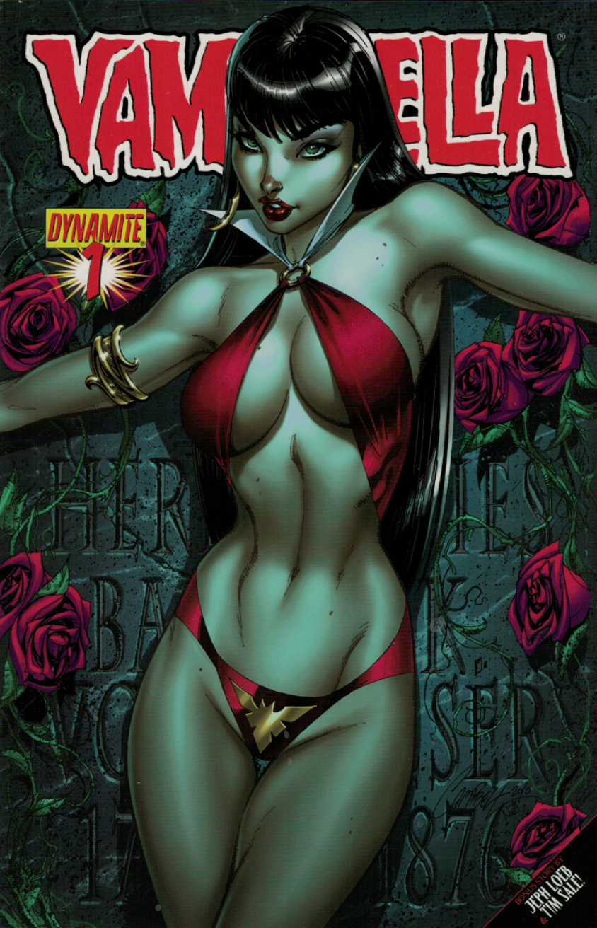 VAMPIRELLA #1 J SCOTT CAMPBELL 2010 Vampirella HARRIS COMICS