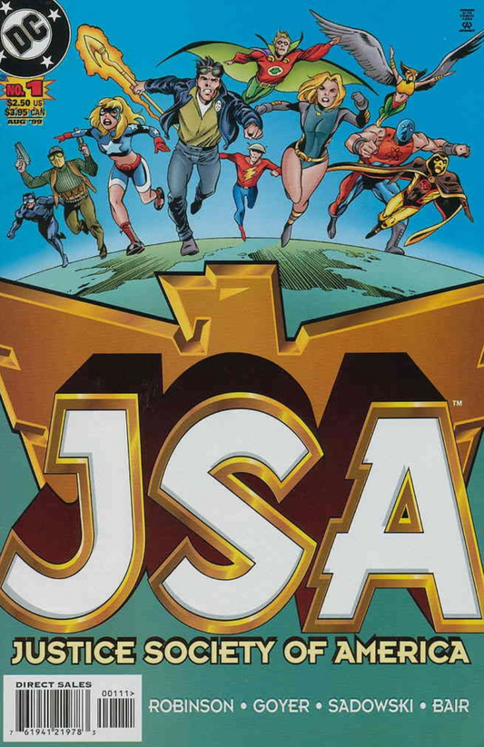 JSA #1 JUSTICE SOCIETY OF AMERICA 1999 Hawkman DC COMICS