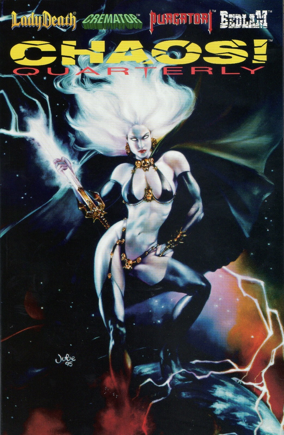 CHAOS QUARTERLY #1 LADY DEATH 1995 Lady Death CHAOS COMICS
