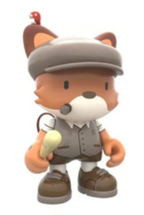 TWO BITS HUCK GEE OPEN BLIND BOX 3" VINYL FIGURE SUPERPLASTIC JANKY SERIES ONE SUPERPLASTIC