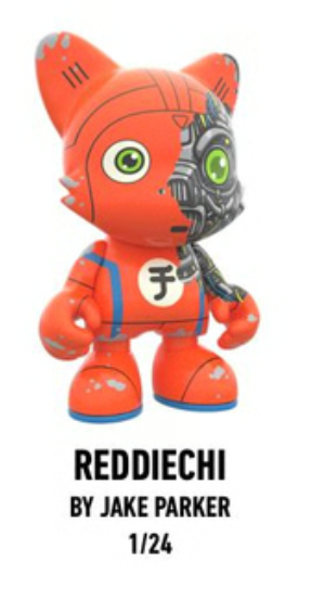 REDDIECHI JAKE PARKER OPEN BLIND BOX 3" VINYL FIGURE SUPERPLASTIC JANKY SERIES ONE SUPERPLASTIC