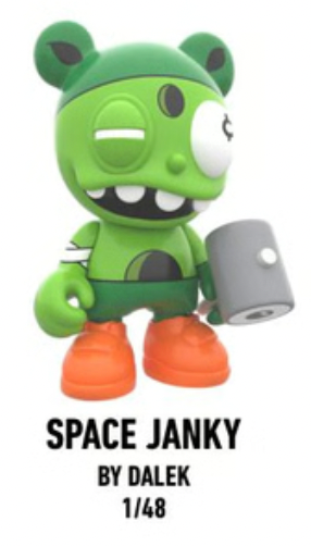 SPACE JANKY DALEK OPEN BLIND BOX 3" VINYL FIGURE SUPERPLASTIC JANKY SERIES ONE SUPERPLASTIC
