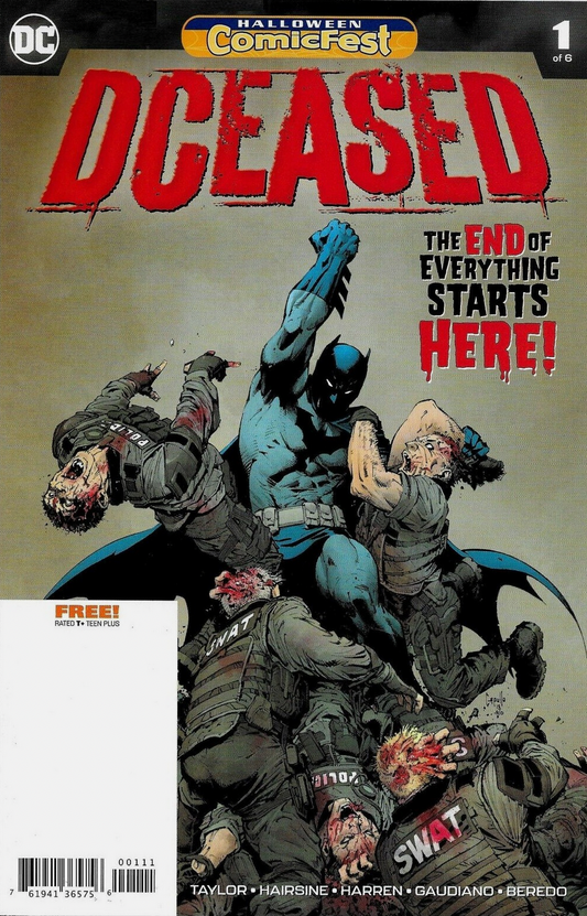 DCEASED #1 HCF HALLOWEEN COMICFEST VARIANT 2019 DCeased DC COMICS