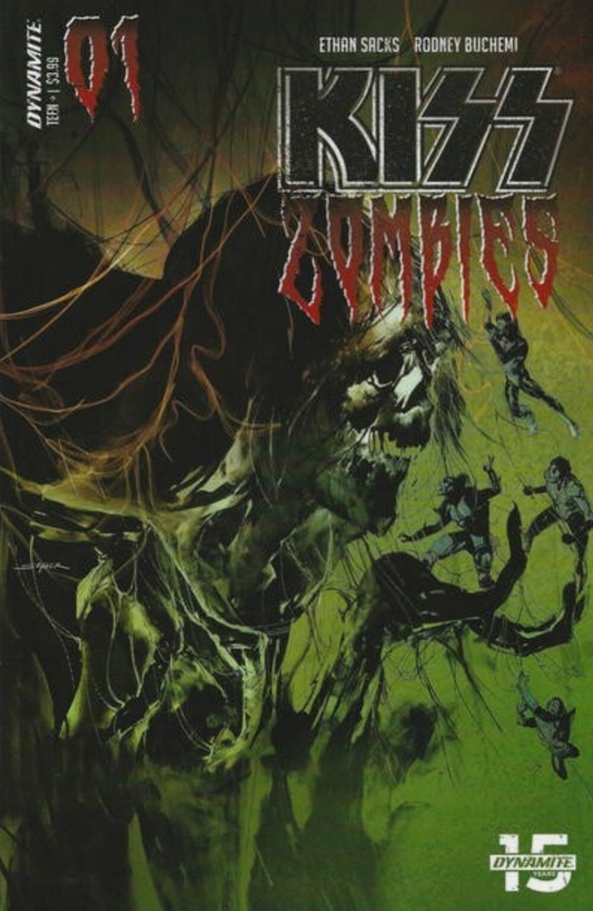 KISS ZOMBIES #1 CVR B SAYGER 2019 Kiss DYNAMITE
