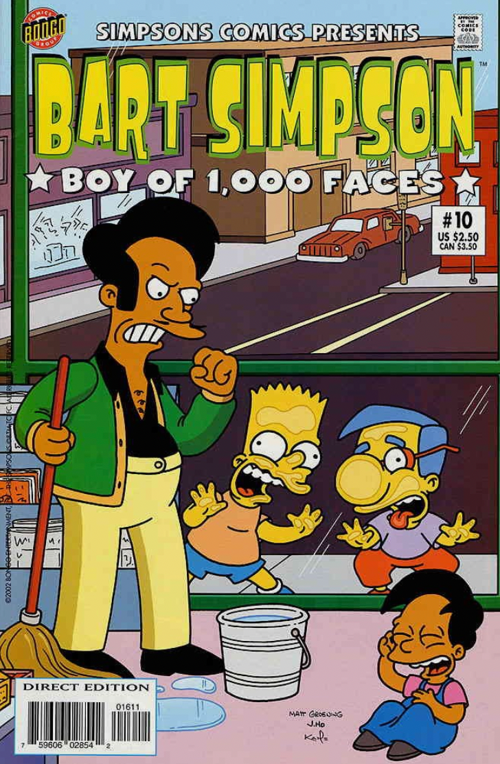 SIMPSONS COMICS PRESENTS BART SIMPSON #10 2002 Simpsons BONGO COMICS