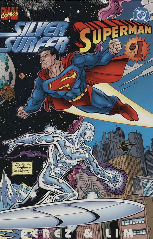 SILVER SURFER SUPERMAN #1 1996 Superman DC COMICS