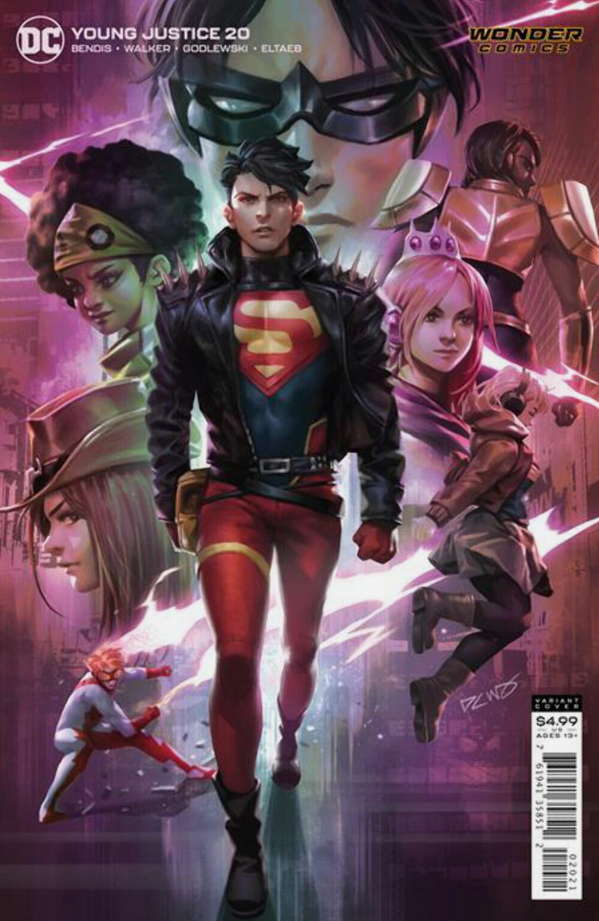 YOUNG JUSTICE #20 CVR B DERRICK CHEW CARD STOCK VARIANT 2020 Young Justice DC COMICS