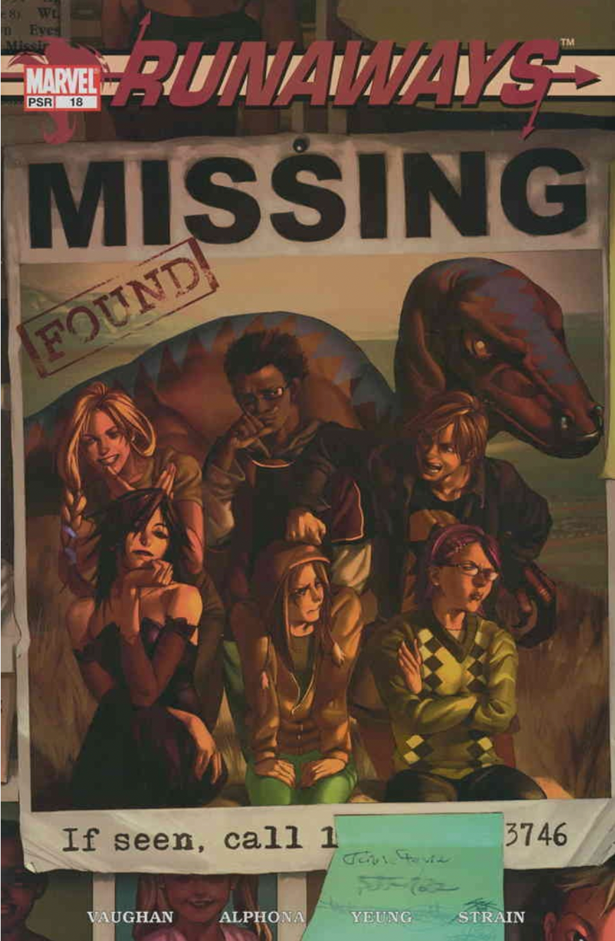 RUNAWAYS #18 2004 Runaways MARVEL COMICS
