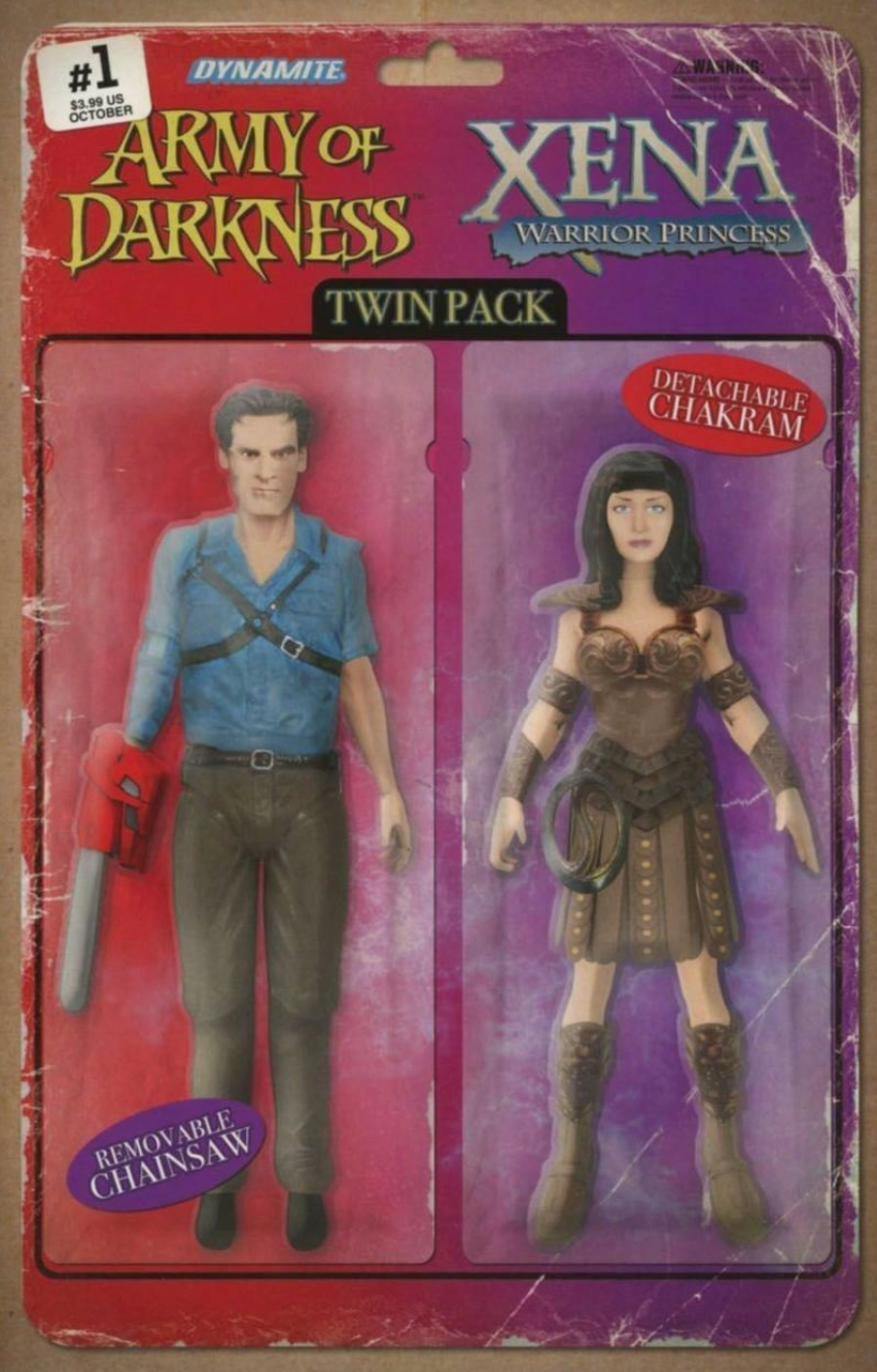 ARMY OF DARKNESS XENA WARRIOR PRINCESS #1 ACTION FIGURE VARIANT 2016 Xena DYNAMITE