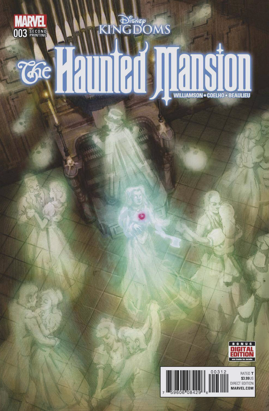 HAUNTED MANSION #3 2ND PRINT VARIANT 2016 Haunted Mansion MARVEL COMICS