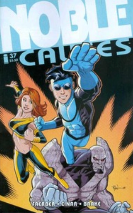 NOBLE CAUSES #37 2008 ( INVINCIBLE BLUE SUIT) Noble Causes IMAGE COMICS