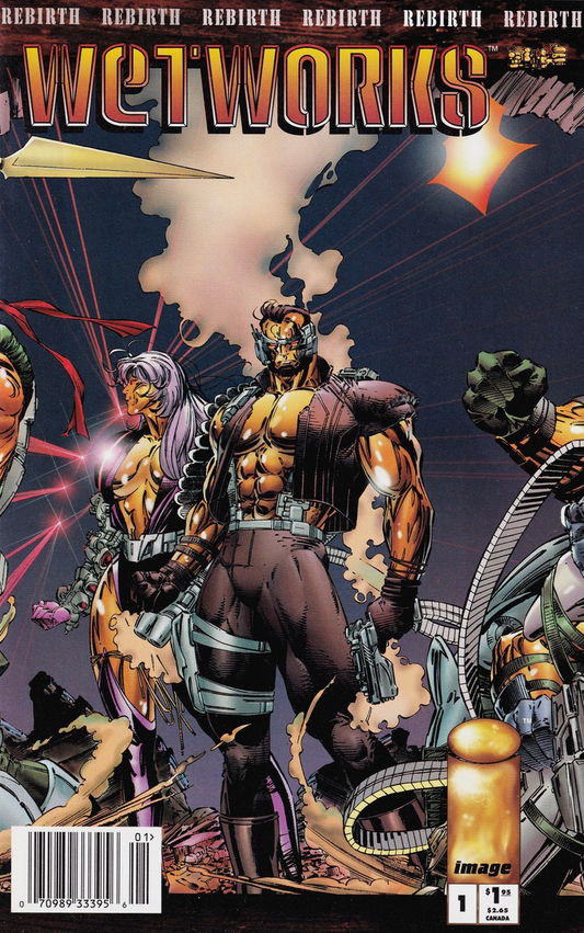 WETWORKS #1 NEWSSTAND 1994 Wetworks IMAGE COMICS