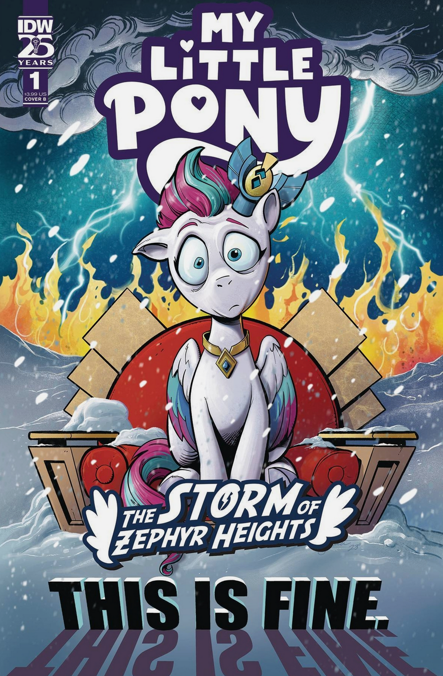 MY LITTLE PONY STORM OF ZEPHYR HEIGHTS #1 CVR B PRICE HOMAGE 2024 My Little Pony IDW-PRH