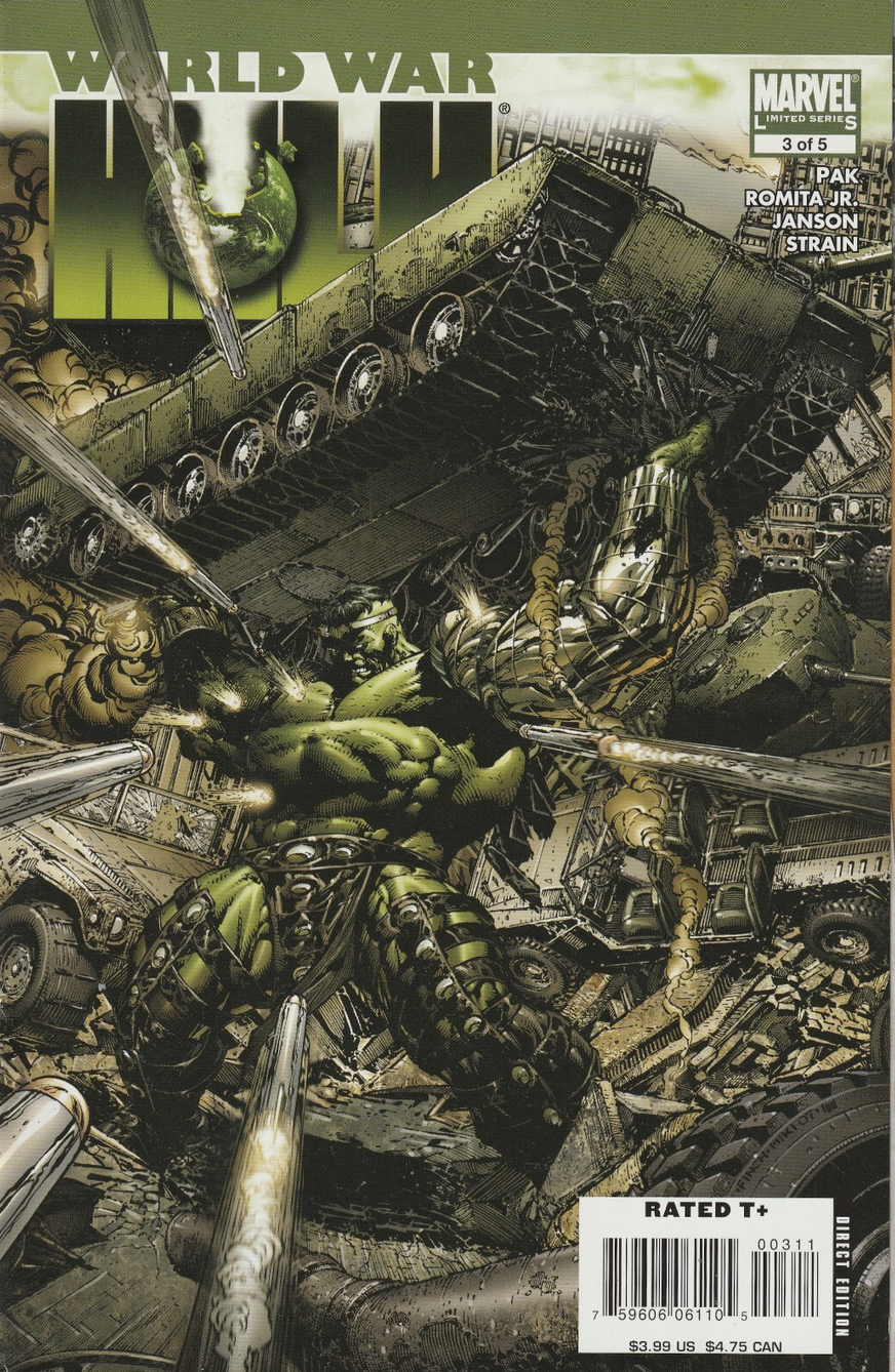 WORLD WAR HULK #3 2007 HULK MARVEL COMICS