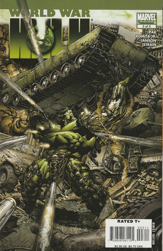 WORLD WAR HULK #3 2007 HULK MARVEL COMICS