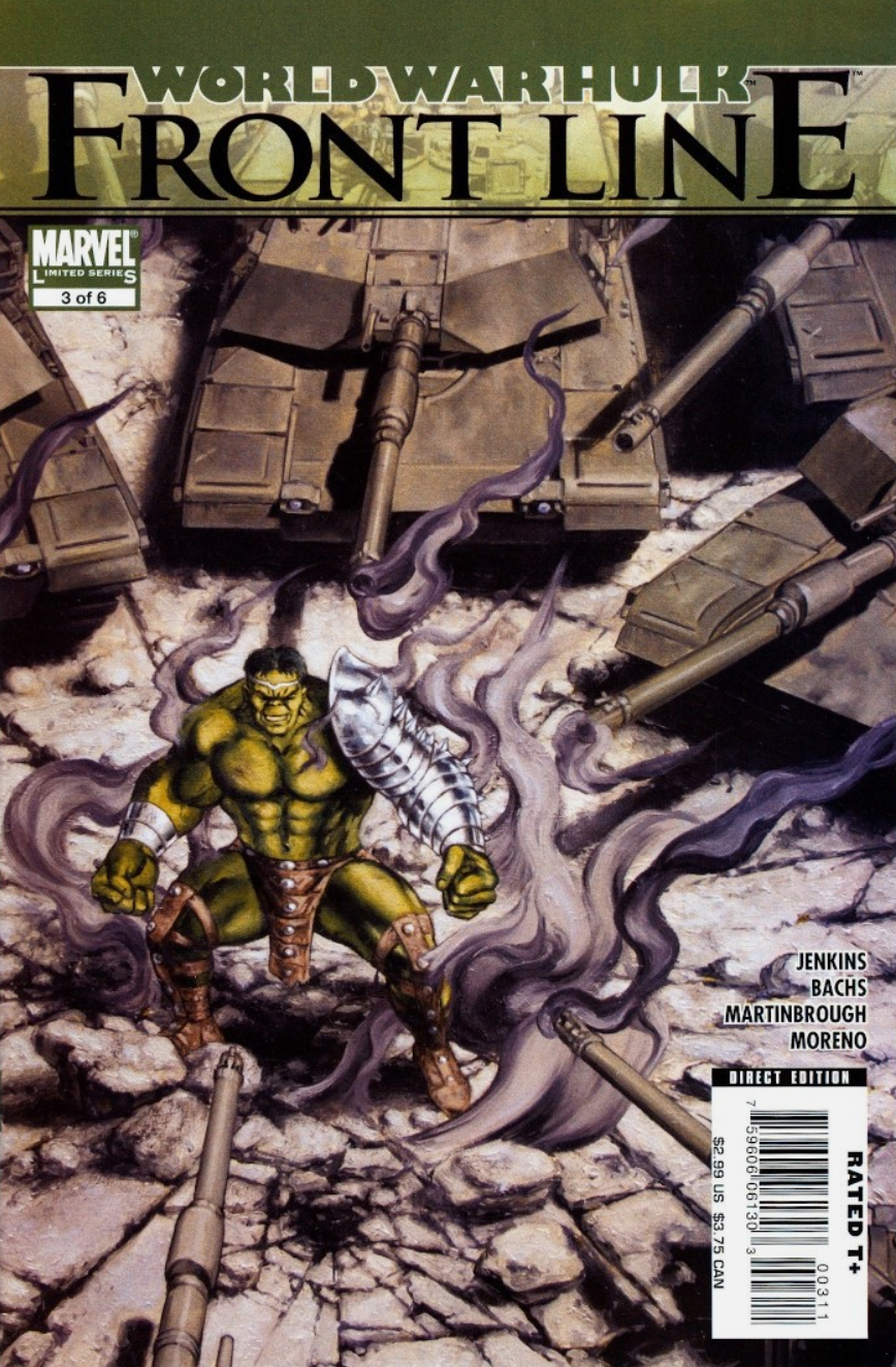 WORLD WAR HULK FRONT LINE #3 2007 HULK MARVEL COMICS