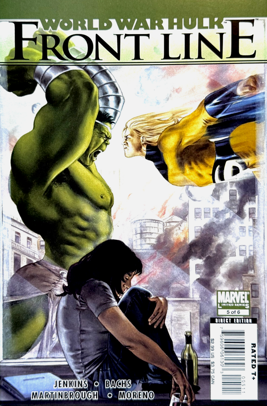 WORLD WAR HULK FRONT LINE #5 2007 HULK MARVEL COMICS
