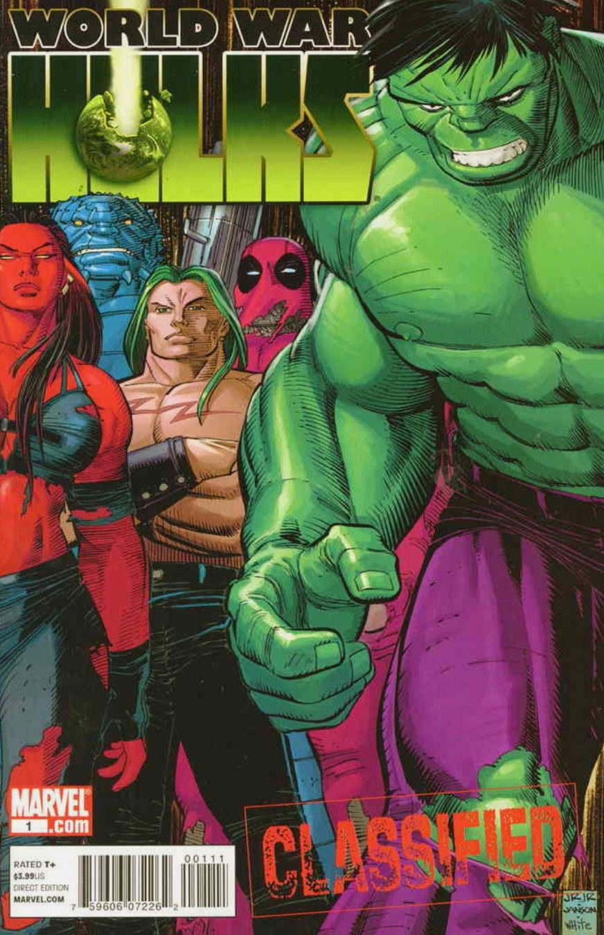 WORLD WAR HULKS #1 2010 World War Hulk MARVEL COMICS