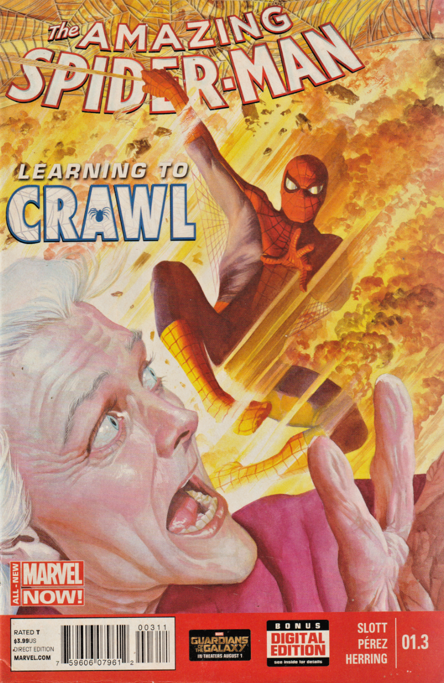 AMAZING SPIDER-MAN #1.3 LEARNING TO CRAWL 2014 Spider-Man MARVEL COMICS