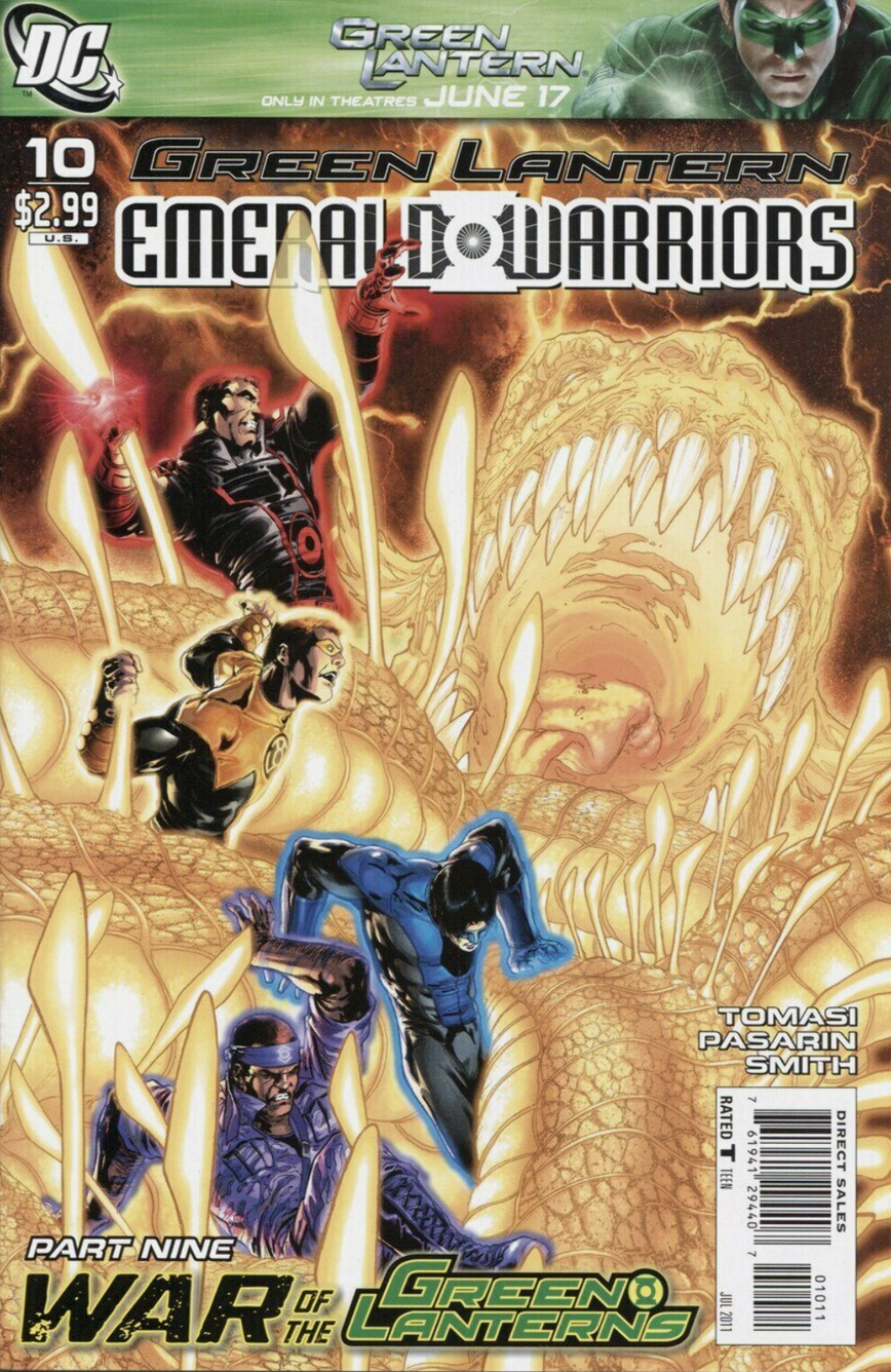 GREEN LANTERN EMERALD WARRIORS #10 2011 Green Lantern DC COMICS