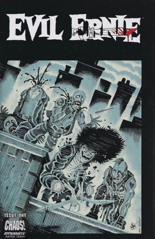 EVIL ERNIE #1 HAESER TMNT HOMAGE VARIANT 2021 Evil Ernie DYNAMITE