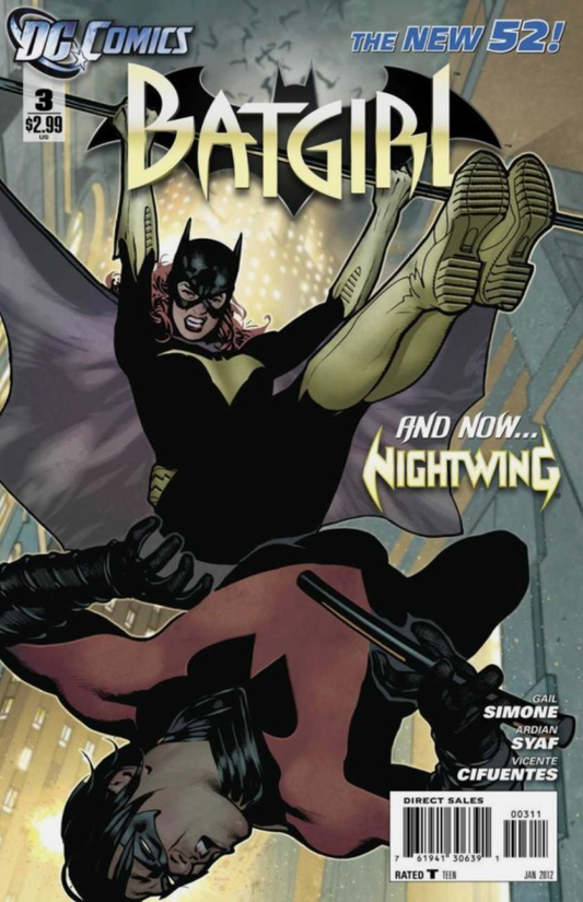 BATGIRL #3 NEW 52 ADAM HUGHES 2011 Batgirl DC COMICS