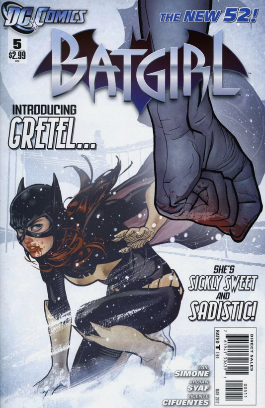 BATGIRL #5 NEW 52 ADAM HUGHES 2011 Batgirl DC COMICS
