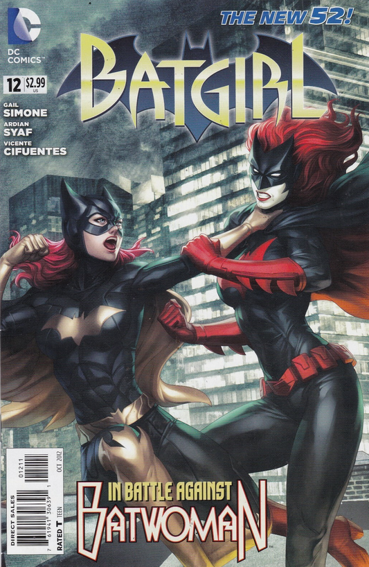 BATGIRL #12 NEW 52 ARTGERM 2012 Batgirl DC COMICS