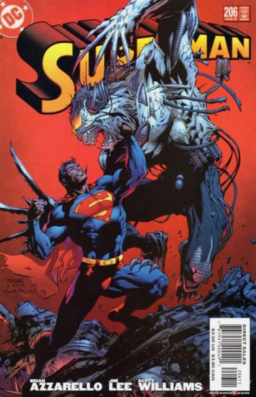 SUPERMAN #206 2004 JIM LEE Superman DC COMICS