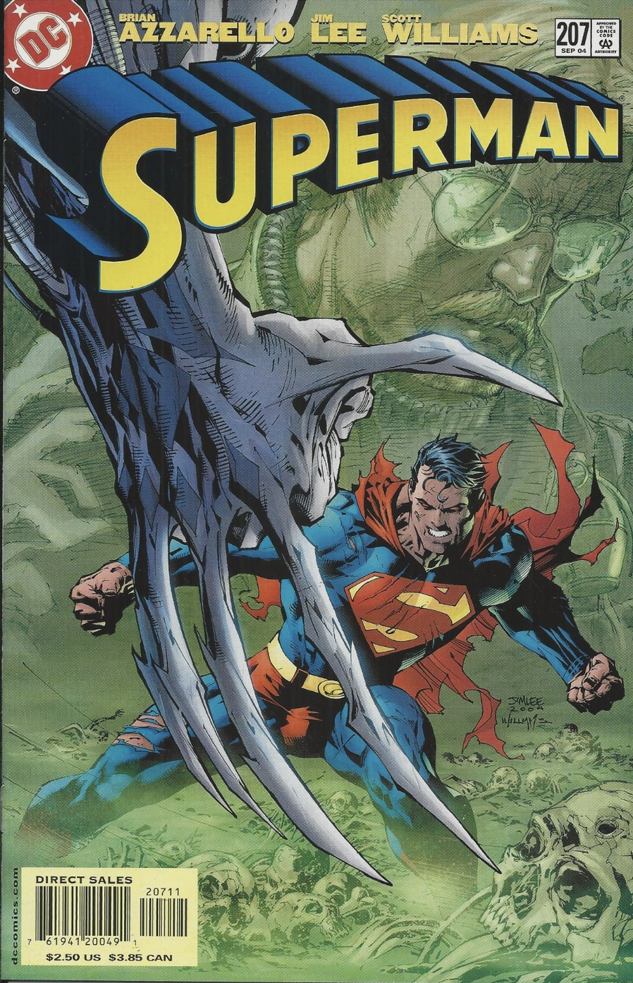 SUPERMAN #207 2004 JIM LEE Superman DC COMICS