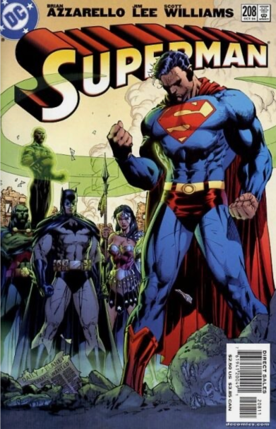 SUPERMAN #208 2004 JIM LEE Superman DC COMICS