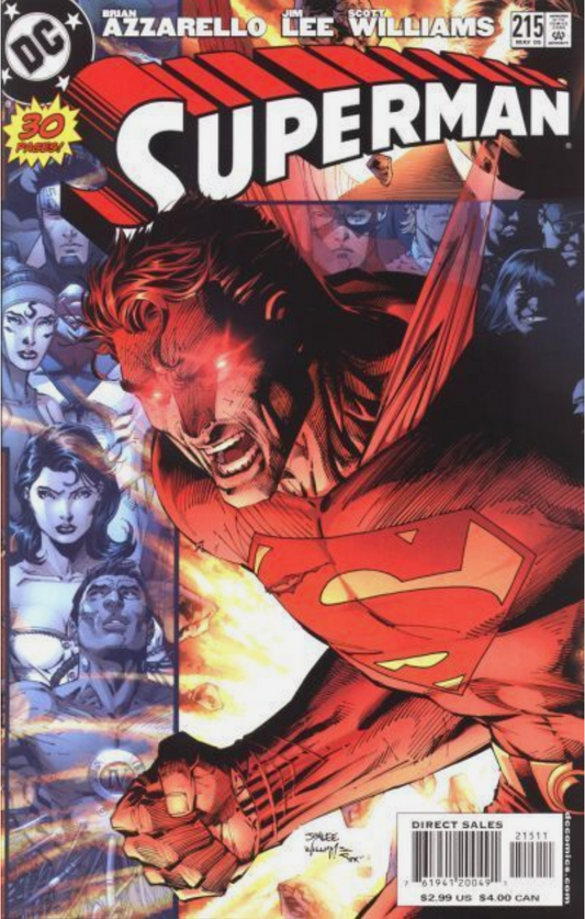 SUPERMAN #215 2005 JIM LEE VARIANT Superman DC COMICS