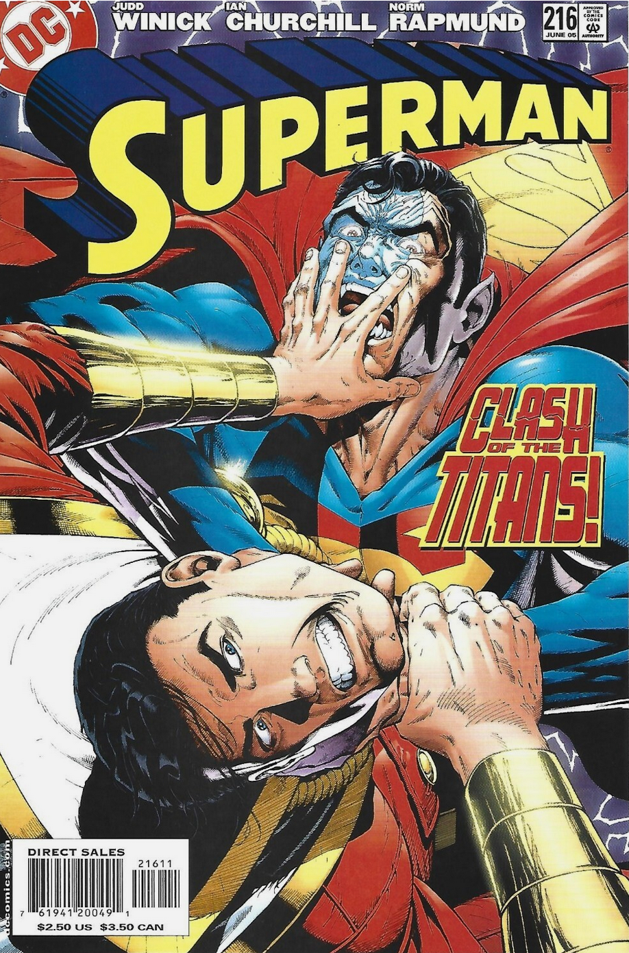 SUPERMAN #216 2005 JIM LEE Superman DC COMICS