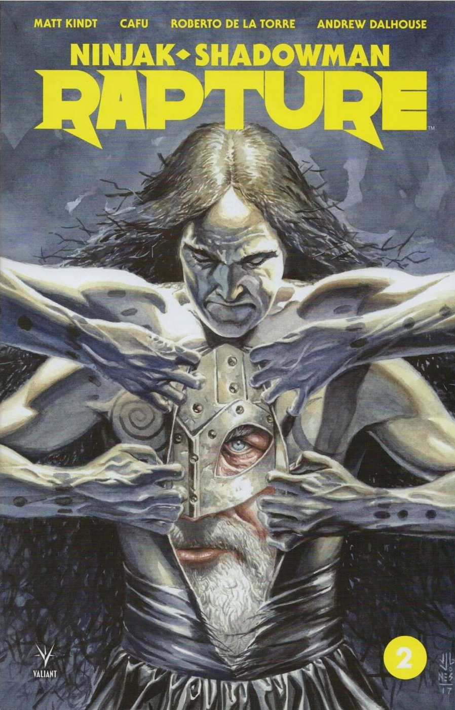 NINJAK SHADOWMAN RAPTURE #2 JG JONES VARIANT 2017 Ninjak VALIANT
