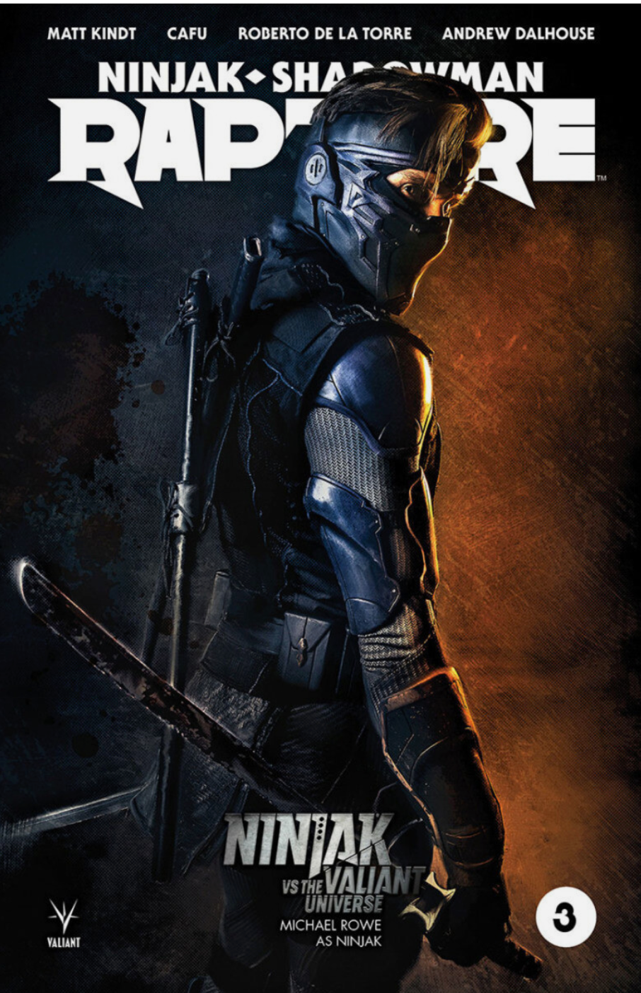 NINJAK SHADOWMAN RAPTURE #3 NINJAK VS VALIANT UNIVERSE VARIANT 2017 Ninjak VALIANT