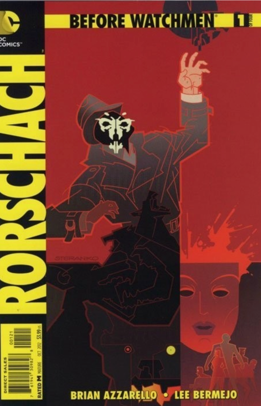 BEFORE WATCHMEN RORSCHACH #1 (OF 4) (MR) STERANKO 1:25 VARIANT 2012 Before Watchmen DC COMICS