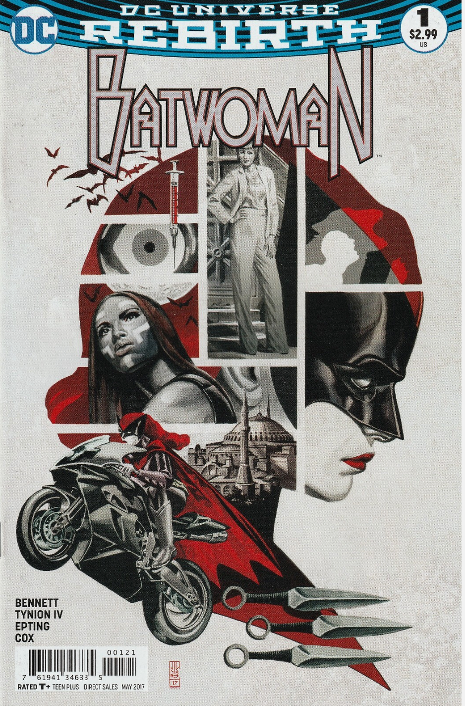 BATWOMAN REBIRTH #1 JG JONES VARIANT 2017 Batwoman DC COMICS