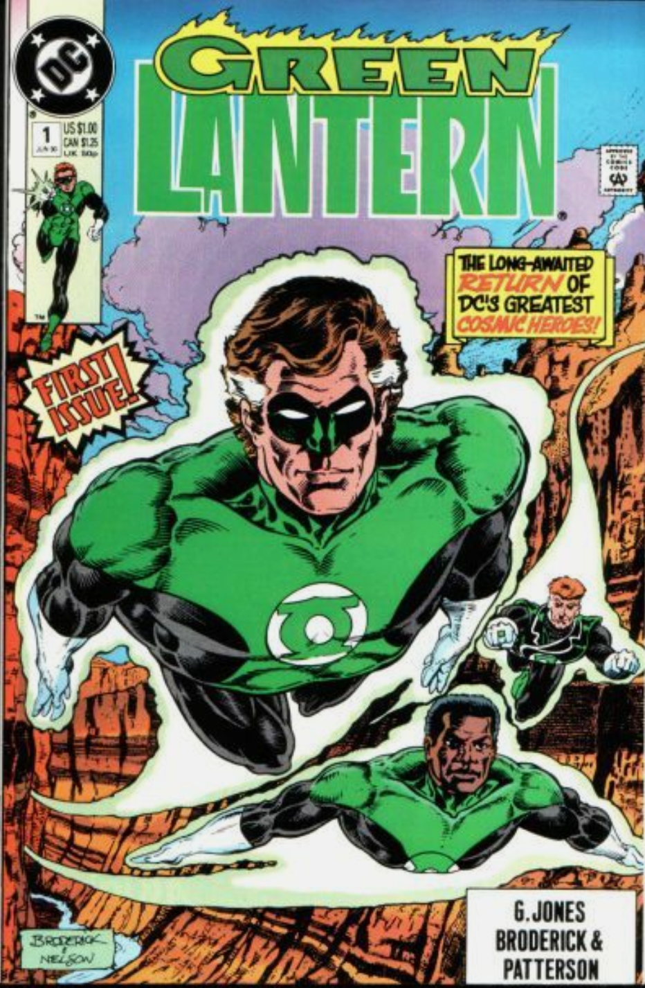 GREEN LANTERN #1 1990 Green Lantern MARVEL COMICS
