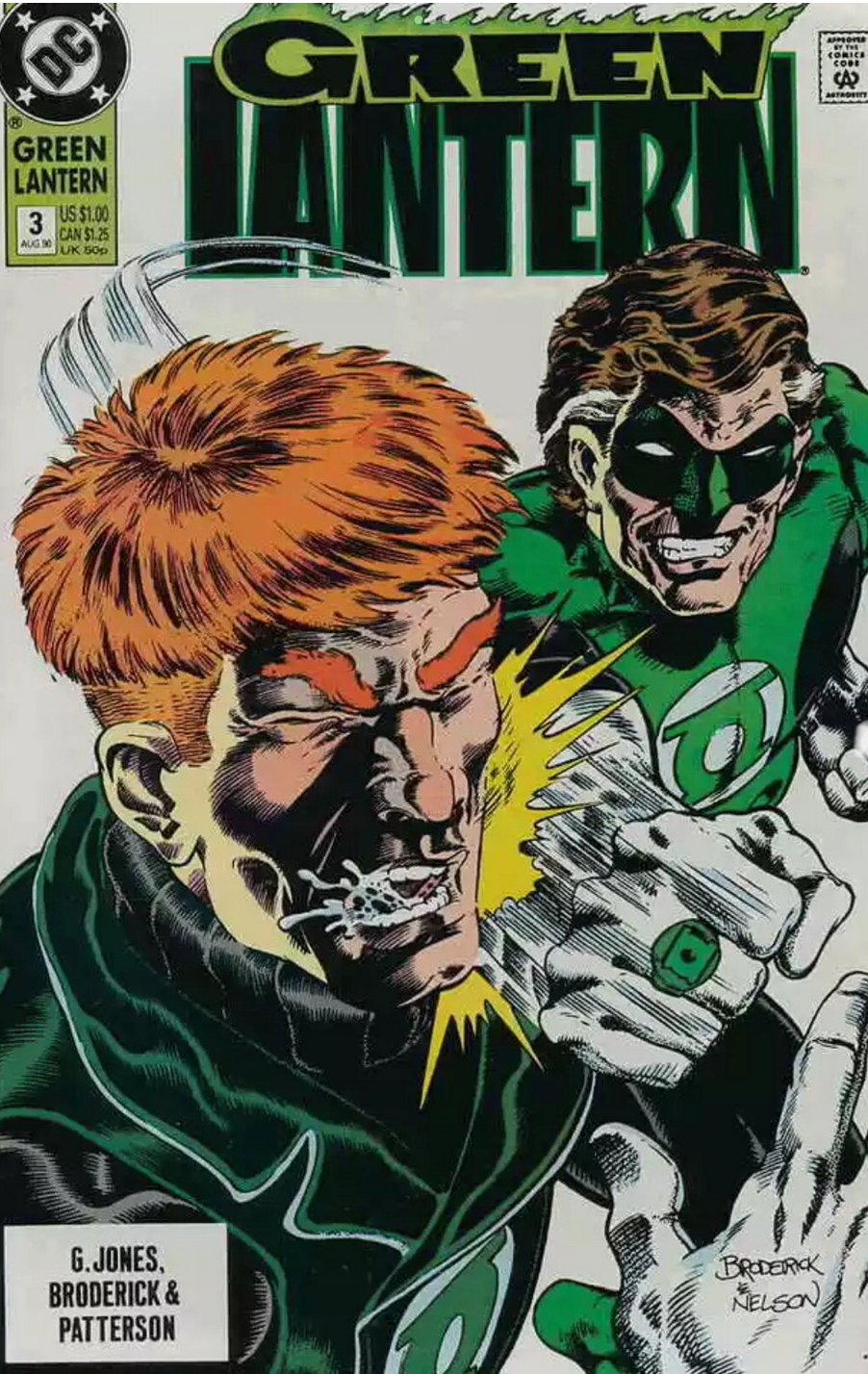 GREEN LANTERN #3 1990 Green Lantern MARVEL COMICS