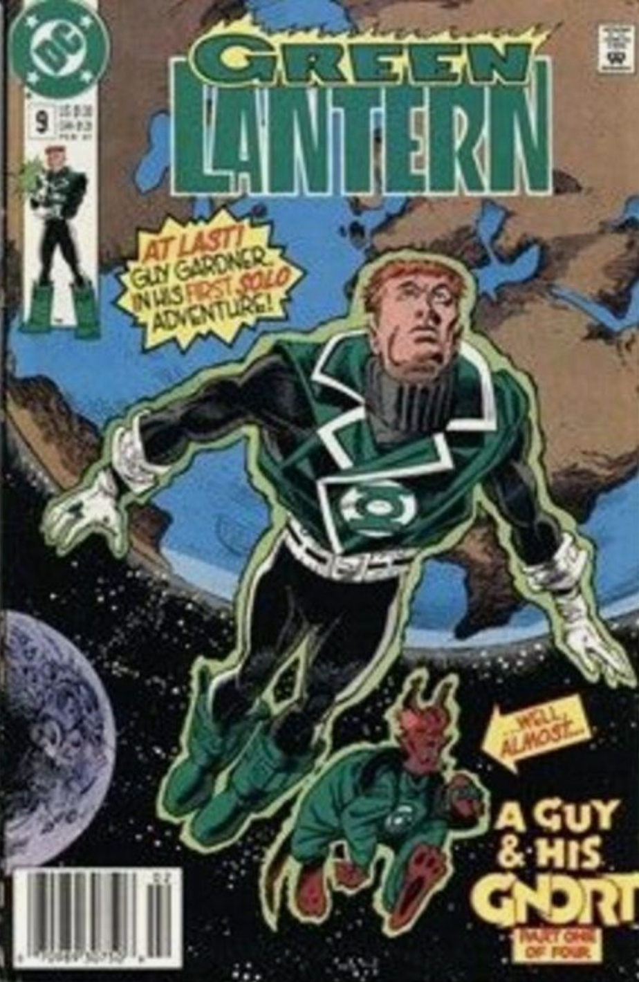 GREEN LANTERN #9 NEWSSTAND 1991 Green Lantern MARVEL COMICS
