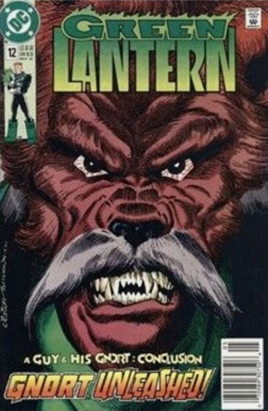 GREEN LANTERN #12 1991 NEWSSTAND Green Lantern MARVEL COMICS