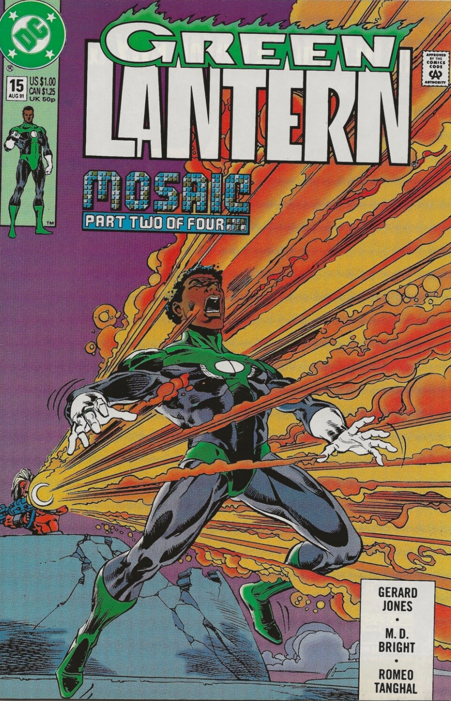 GREEN LANTERN #15 1991 Green Lantern MARVEL COMICS