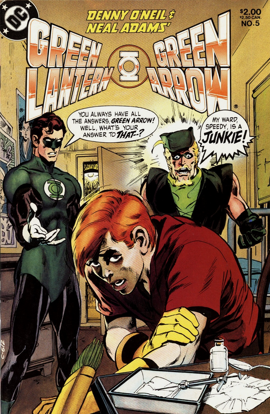 GREEN LANTERN GREEN ARROW #5 1983 NEAL ADAMS Green Lantern MARVEL COMICS