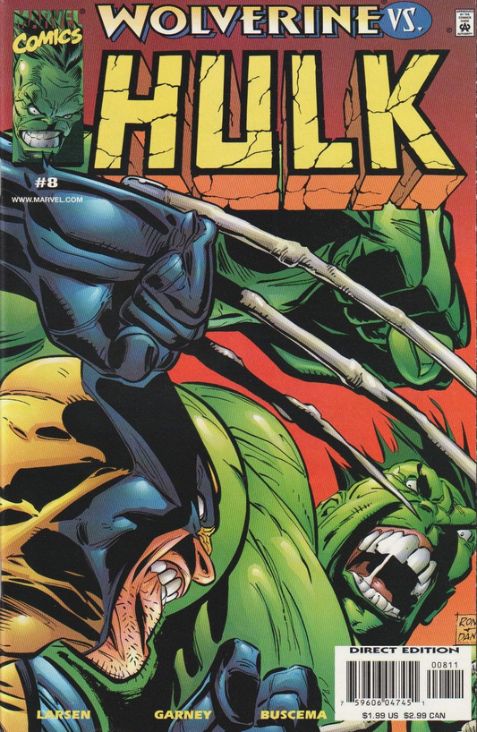 HULK #8 1999 (WOLVERINE VS HULK)