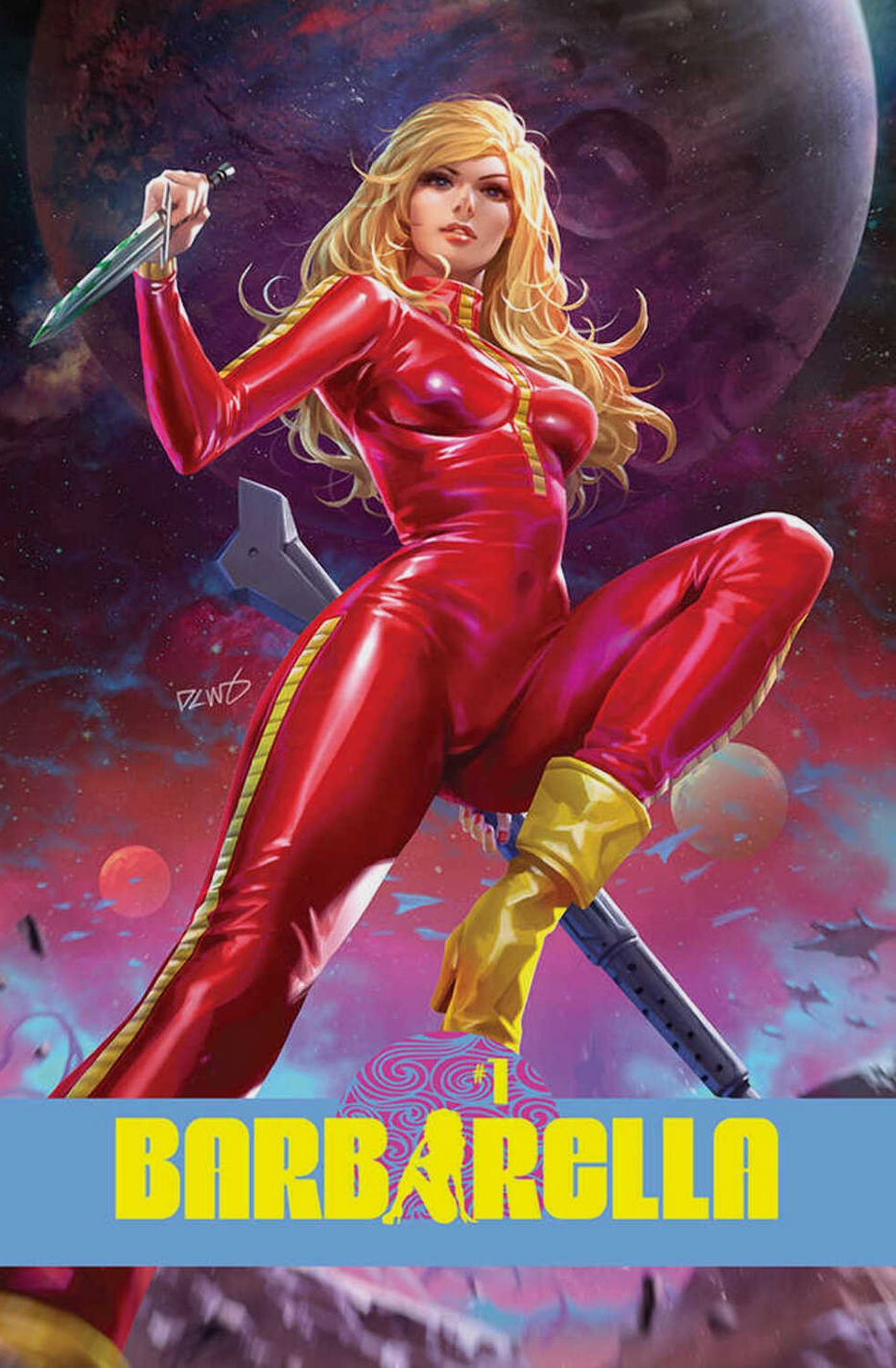 BARBARELLA #1 DERRICK CHEW VARIANT 2021 Barbarella DYNAMITE