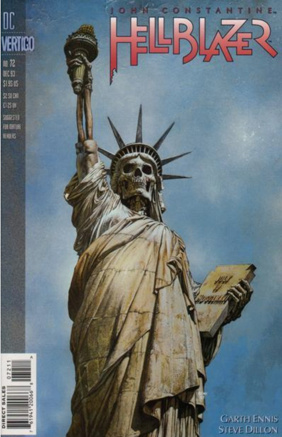 HELLBLAZER #72 1993 Hellblazer DC COMICS